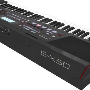 Roland - E-X50 Arranger Full-Size Keyboard with 61 Keys - Black - Image 6