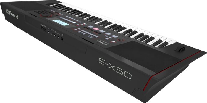 Roland - E-X50 Arranger Full-Size Keyboard with 61 Keys - Black - Image 6