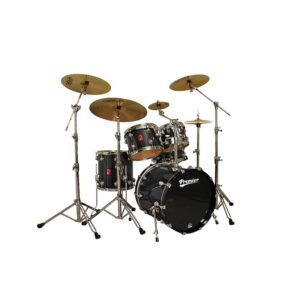 Premier Genista Birch Stage 20 5-Piece Shell Pack Solid Black Lacquer - Image 2