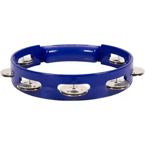 RhythmTech True Colors Tambourine Cobalt Blue 8" - Image 3