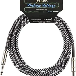 Fender Vintage Voltage Straight-Straight Instrument Cable - 12 ft. 12 ft. Gray