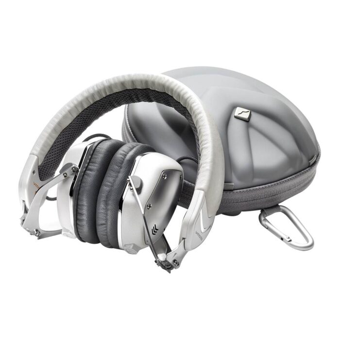 V-MODA XS On-Ear Folding Design Noise-Isolating Metal Headphone (White Silver) - Image 5