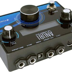FOXGEAR Anubi Ambient Box Reverb Effects Pedal Black & Blue - Image 3
