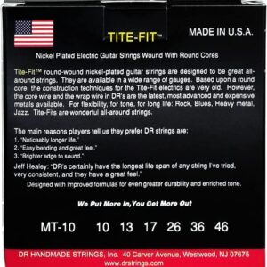 DR Strings MT-10 Tite Fit Electric 10-46 - Image 3