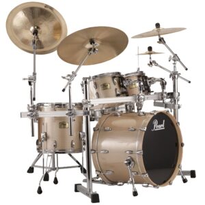 PEARL SESSION STUDIO CLASSIC 5-PIECE DRUM SET SHELL PACK (22" BASS, 10/12/16" TOMS, 14"×6.5" Snare Drum)IN PLATINUM MIST