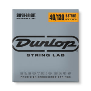 Dunlop Super Bright Steel 5-String Electric Bass Strings .40-.120 Light - Image 2