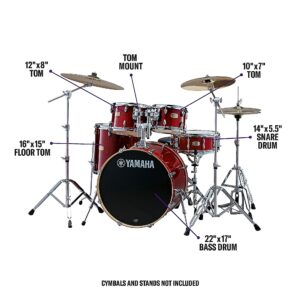 Yamaha SBP2F50 Stage Custom Drum Shell Kit, (5-Piece) - Image 2