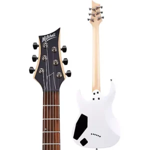 Mitchell MD200 Double-Cutaway Electric Guitar White - Image 4