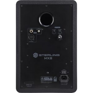 Sterling Audio MX8 8" Powered Studio Monitor, Black . - Image 3