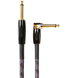 BOSS BIC-25A 7.5 m Instrument Cable, Angled/Straight 1/4" Jack 25 ft. Black - Image 2