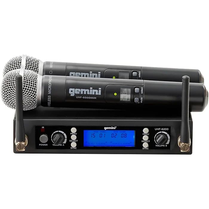 Gemini UHF-6200M UHF Dual Handheld System