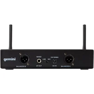 Gemini UHF 6200M Dual Handheld Wireless System - Image 3