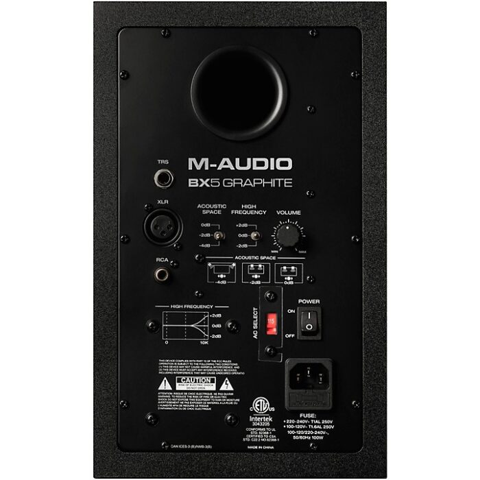 M-audio BX5 Graphite 5"Powered Studio Monitor - Image 2