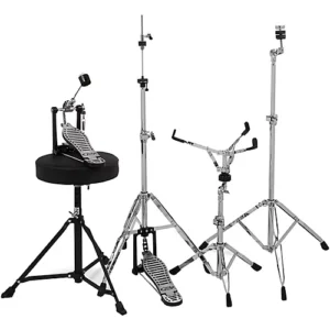 PDP by DW Encore Complete 5-Piece Drum Set With Chrome Hardware and Cymbals Azure Blue - Image 4