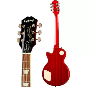 Epiphone Les Paul Standard '60s Quilt Top Limited-Edition Electric Guitar Faded Cherry Sunburst - Image 2