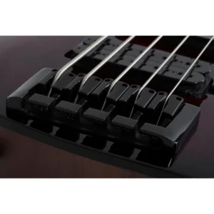 Schecter Guitar Research Omen Elite-5 5-String Electric Bass Black Cherry Burst - Image 9