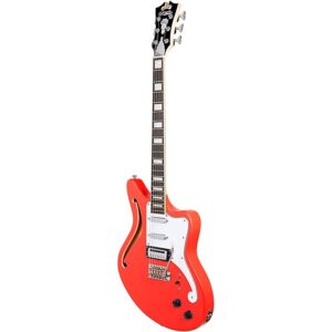 D'Angelico Premier Series Bedford SH Limited-Edition Electric Guitar With Tremolo Fiesta Red - Image 4