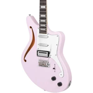 D'Angelico Premier Series Bedford SH Limited-Edition Electric Guitar With Tremolo Shell Pink - Image 3