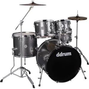 ddrum D2 5 Piece Complete Drum Kit Dark Silver Sparkle - Image 2