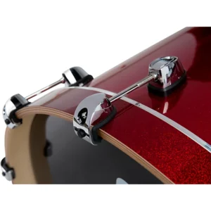 Sound Percussion Labs Velocity 5 Piece Complete Drum Set Ruby Sequin - Image 4