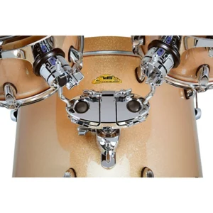Sound Percussion Labs Velocity 5 Piece Complete Drum Set Gold Sequin - Image 3