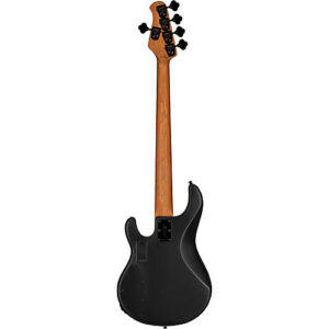 Sterling by Music Man StingRay Ray35 Burl Top 5-String Electric Bass Dark Scarlet Burst Satin - Image 2