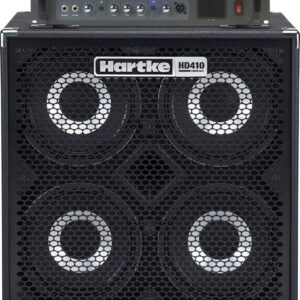 Hartke LH1000 Bass Head with HD410 Bass Cabinet Half Stack Pack
