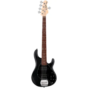 Sterling by Music Man StingRay Ray5HH Limited-Edition 5-String Bass Guitar Trans Black Satin