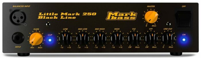 Markbass Blackline Little Mark 250 250W Bass Amp Head Black - Image 4