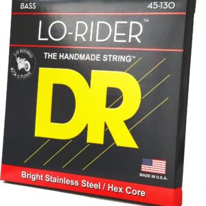 DR Strings Lo-Rider Stainless Steel Bass 5-String Pack Meduim/Heavy  .45-.130 - Image 2