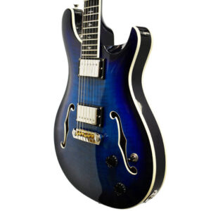 PRS SE Hollowbody II - Faded Blue Burst - Image 5