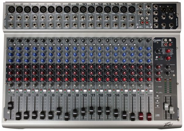 PV 20 USB 20 Channel Compact Mixer with USB