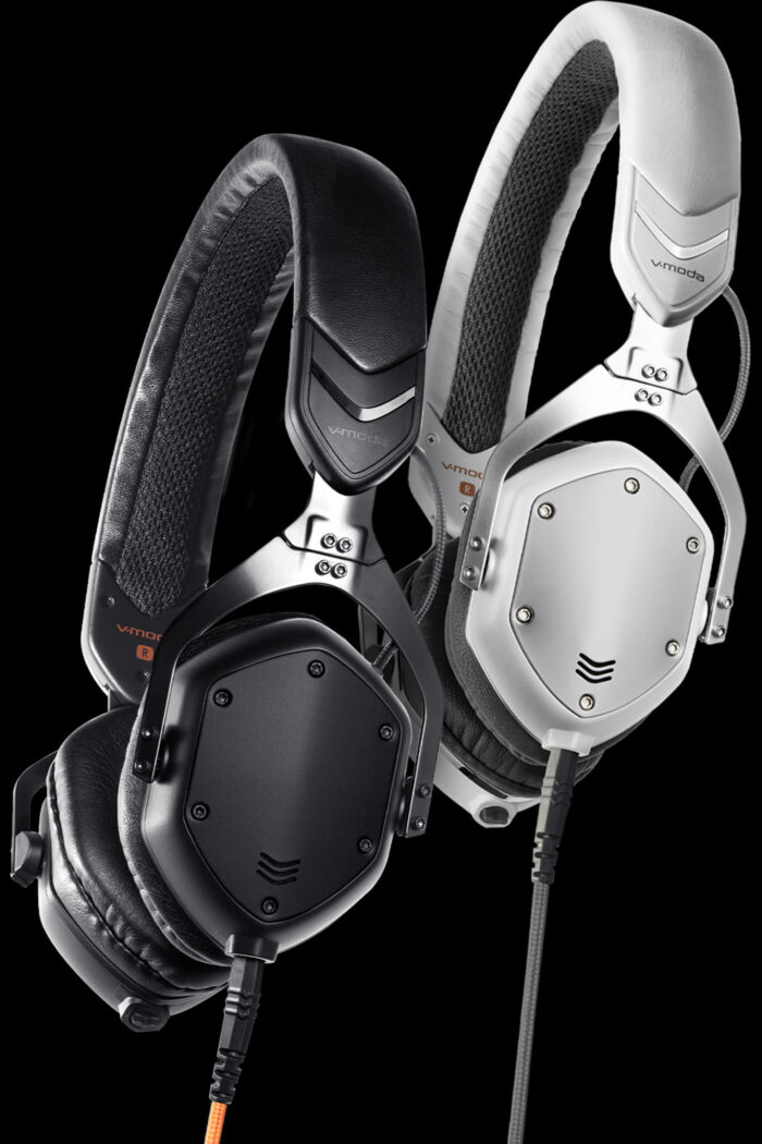 V-MODA XS On-Ear Folding Design Noise-Isolating Metal Headphone (White Silver) - Image 7