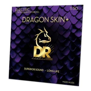 DR Strings Dragon Skin Plus Coated Quantum Nickel 6-String Electric Guitar DEQ11-50 - Image 3