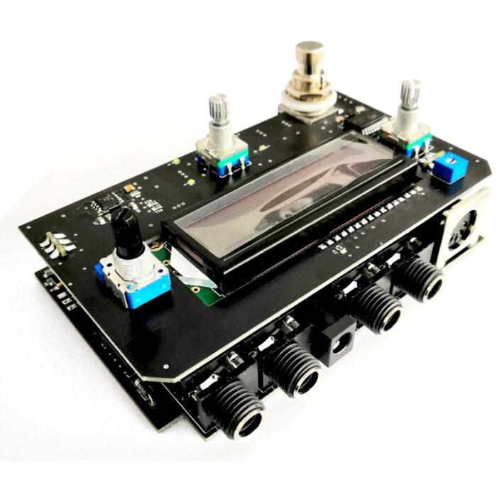 FOXGEAR Anubi Ambient Box Reverb Effects Pedal Black & Blue - Image 5