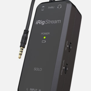 IK Multimedia iRig Stream Solo Audio Interfaces for iOS Mac and Select Android Devices