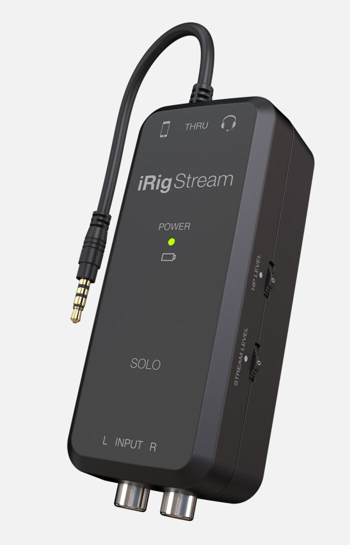 IK Multimedia iRig Stream Solo Audio Interfaces for iOS Mac and Select Android Devices