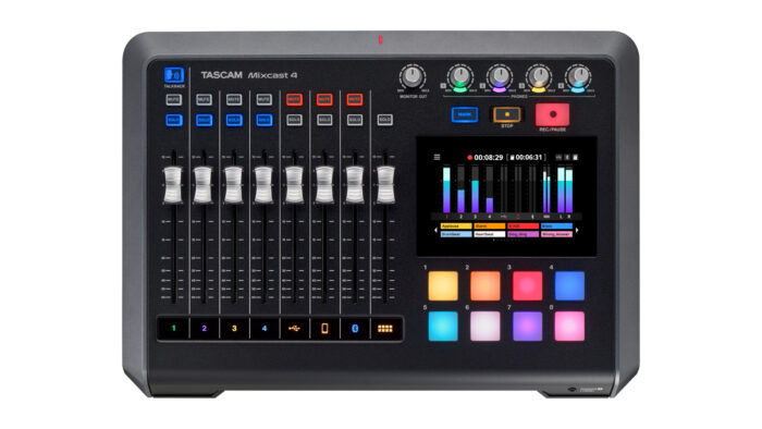 Tascam Mixcast 4 Podcast Mixer, Recorder, and USB Audio Interface - Image 2