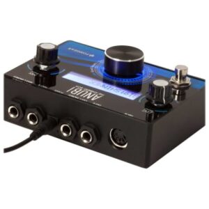 FOXGEAR Anubi Ambient Box Reverb Effects Pedal Black & Blue - Image 2