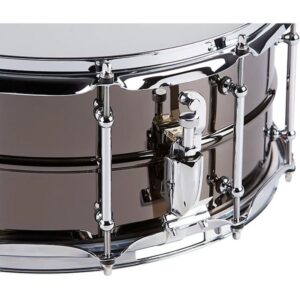 Pork Pie Big Black Brass Snare Drum - Image 3