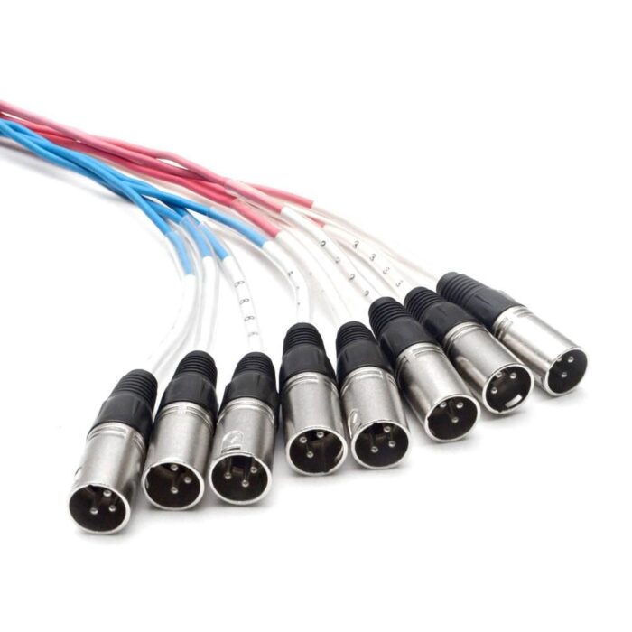 SARLX-8x100 - 8 Channel XLR Colored Snake Cable 100' - Image 3