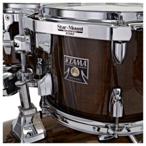 Tama Superstar Classic CL72S 7-piece Shell Pack with Snare Drum - Gloss Java Lacebark Pine - Image 6