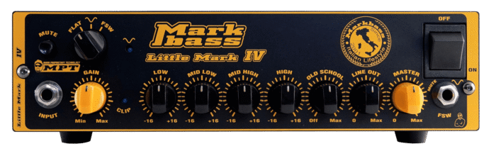 Markbass Little Mark IV 500W Bass Amplifier Head Black