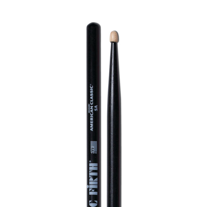 Vic Firth American Classic Drum Sticks With Black Finish 5A Wood - Image 3