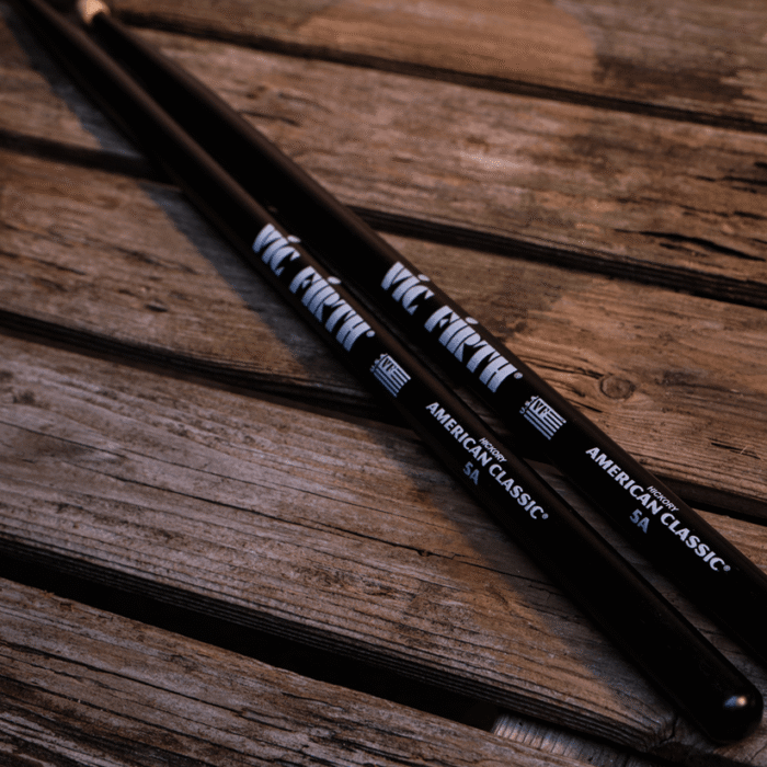 Vic Firth American Classic Drum Sticks With Black Finish 5A Wood - Image 5