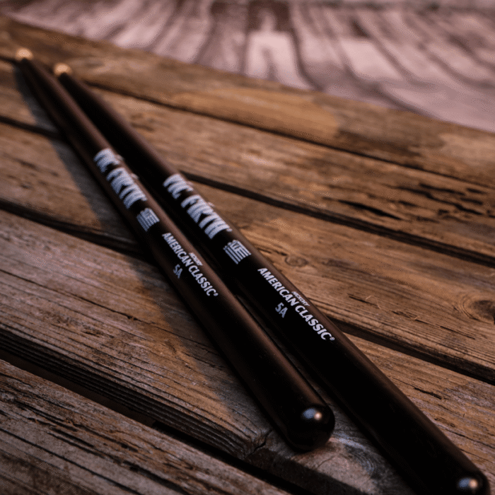 Vic Firth American Classic Drum Sticks With Black Finish 5A Wood - Image 7