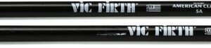 Vic Firth American Classic Drum Sticks With Black Finish 5A Wood