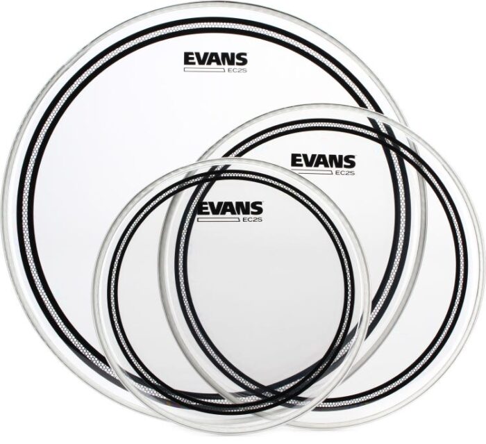 EVANS EC2 SST Clear Drum Head Pack Rock - 10/12/16 - Image 2