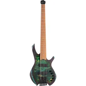 Cort Space 5 Headless Electric Bass Guitar(Stardust Green)